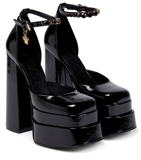 medusas versace|versace medusa platform heels.